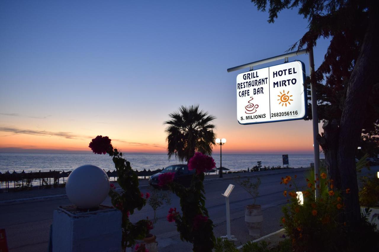 Mirto Beach Hotel & Restaurant Паралия-Враху Экстерьер фото